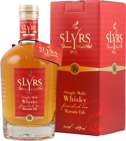 Marsala Whisky Bavarian Slyrs Finish Malt 46% Single 0,7l