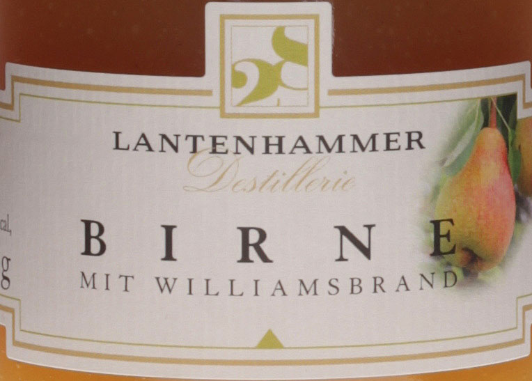 Lantenhammer Birnen Aufstrich mit Williamsbrand 225 g