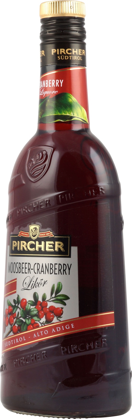 Pircher Cranberry Likör 700 ml 16 % Vol.